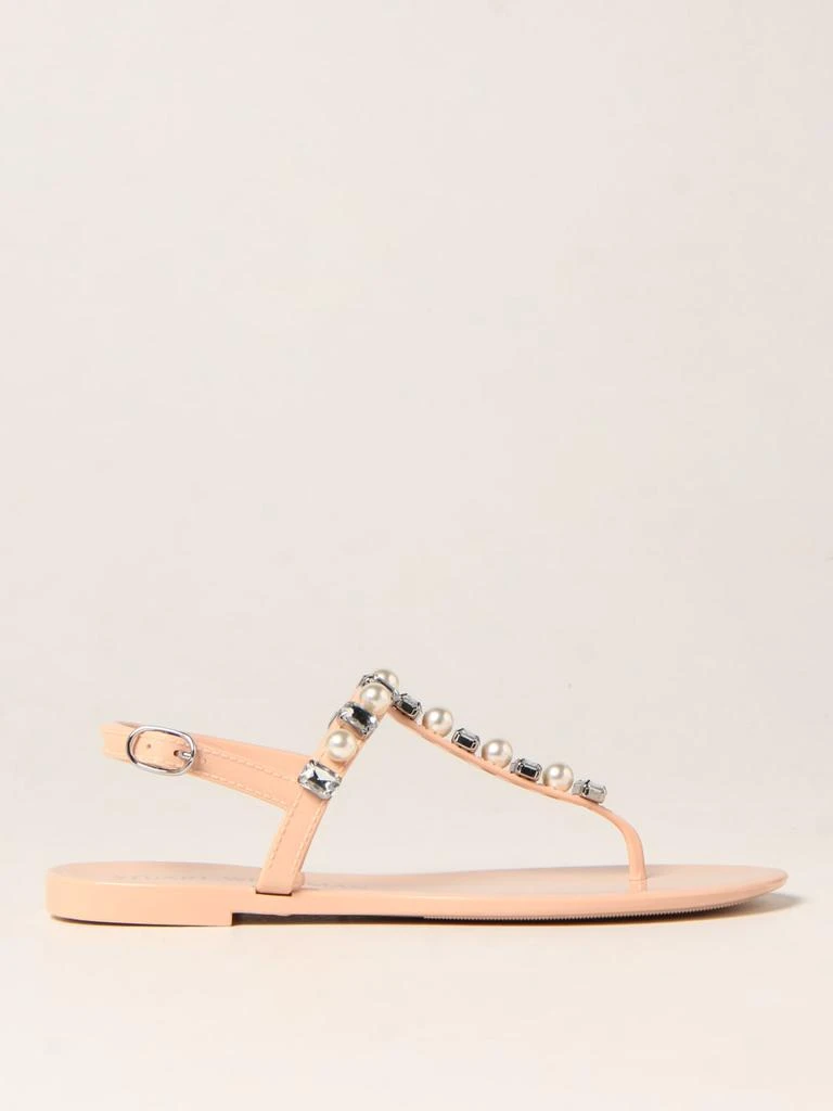 stuart weitzman crystal jelly sandals