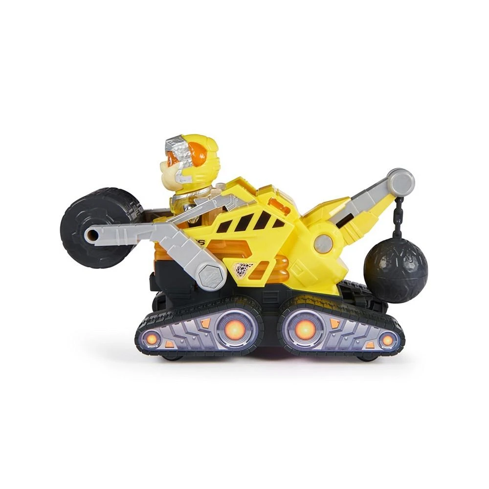 Paw Patrol The Mighty Movie, Construction Toy Truck with Rubble Mighty Pups Action Figure, Lights and Sounds, Kids Toys for Boys Girls 3 Plus 5