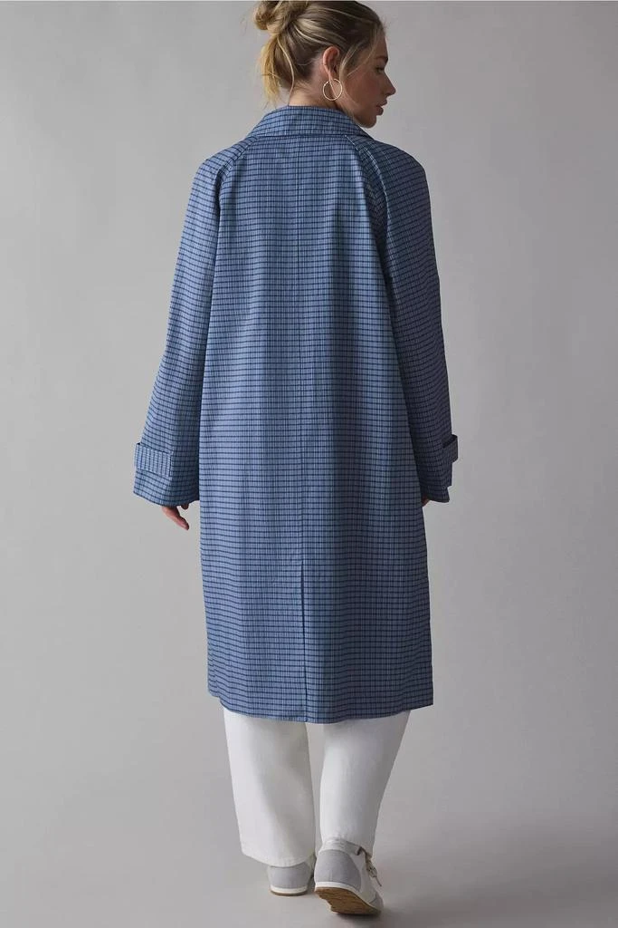 BDG BDG Mikey Gingham Check Trench Coat 5