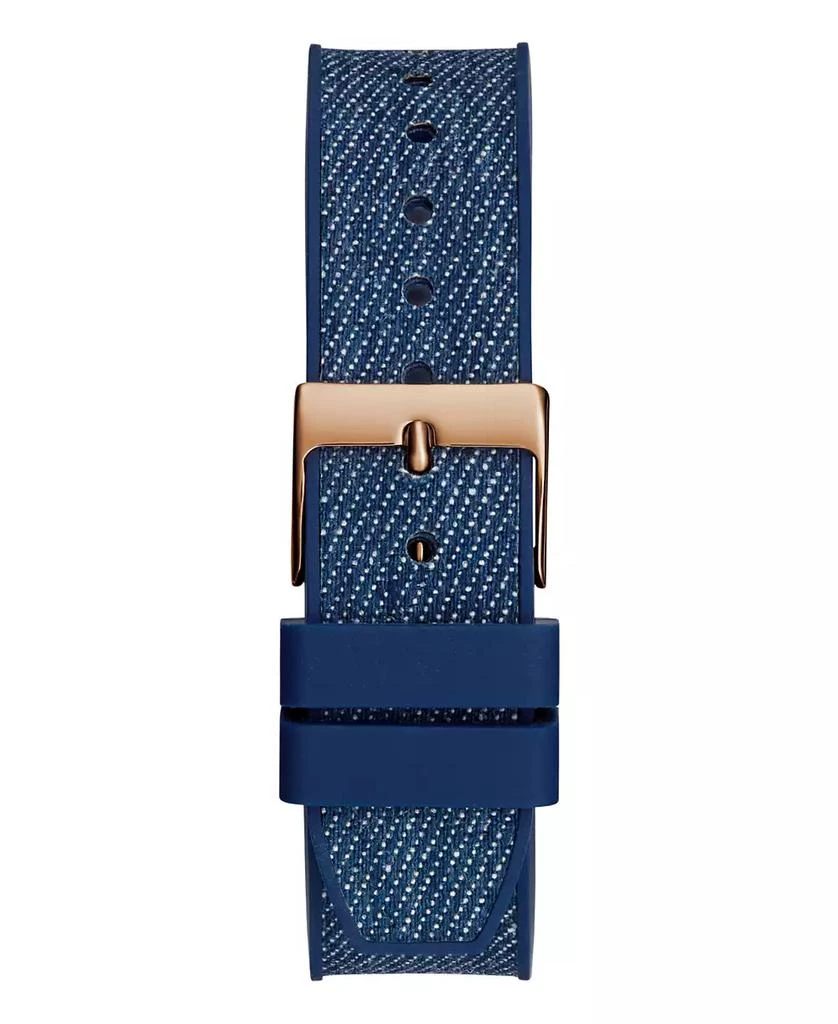 GUESS Women's Multi-Function Blue Denim/Silicone Watch 39mm 3
