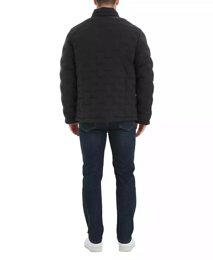 Outdoor United Men's Stretch Seamless Brick Quilted Full-Zip Puffer Jacket 2