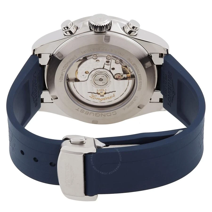 Longines Conquest Chronograph Automatic Silver Dial Men's Watch L3.835.4.98.9 3