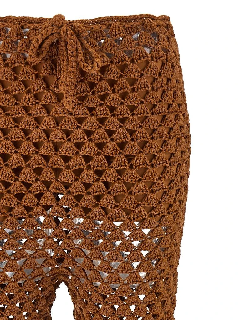 ERMANNO Ermanno Scervino Crochet Work Trousers 3