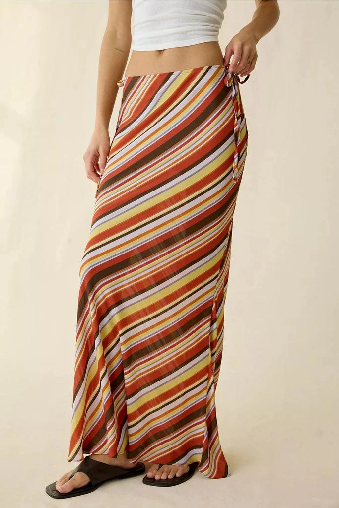 Kimchi Blue Kimchi Blue On The Side Cutout Tie Maxi Skirt
