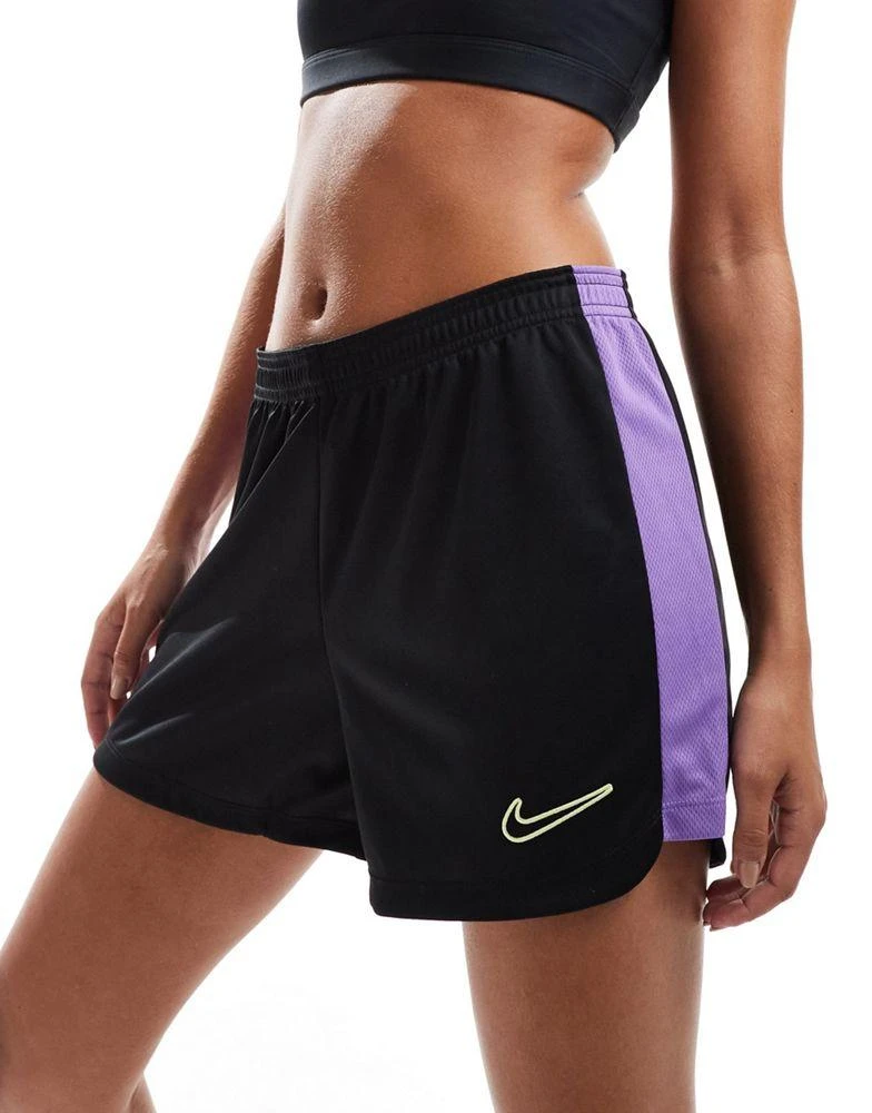NIKE Nike Football Academy 23 shorts in black and purple 2
