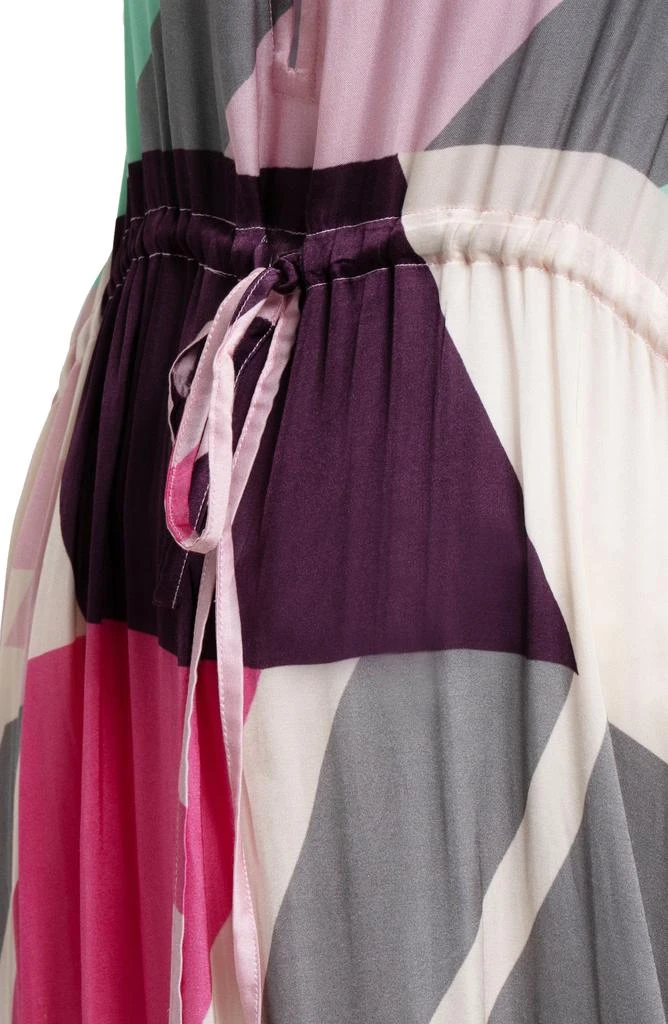 SAACHI Abstract Geometric Keyhole Caftan 7
