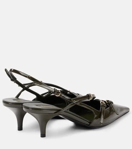 Miu Miu Patent leather slingback pumps 2