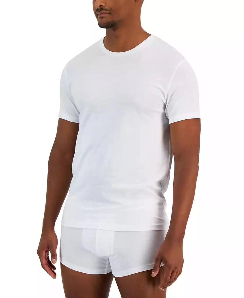 Alfani Men's 4-Pk. Classic-Fit Solid Cotton Undershirts, Created for Macy's 1