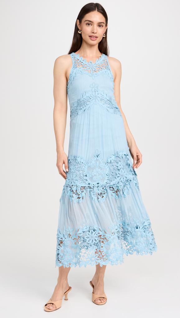Sea Bente Embroidery Tank Dress