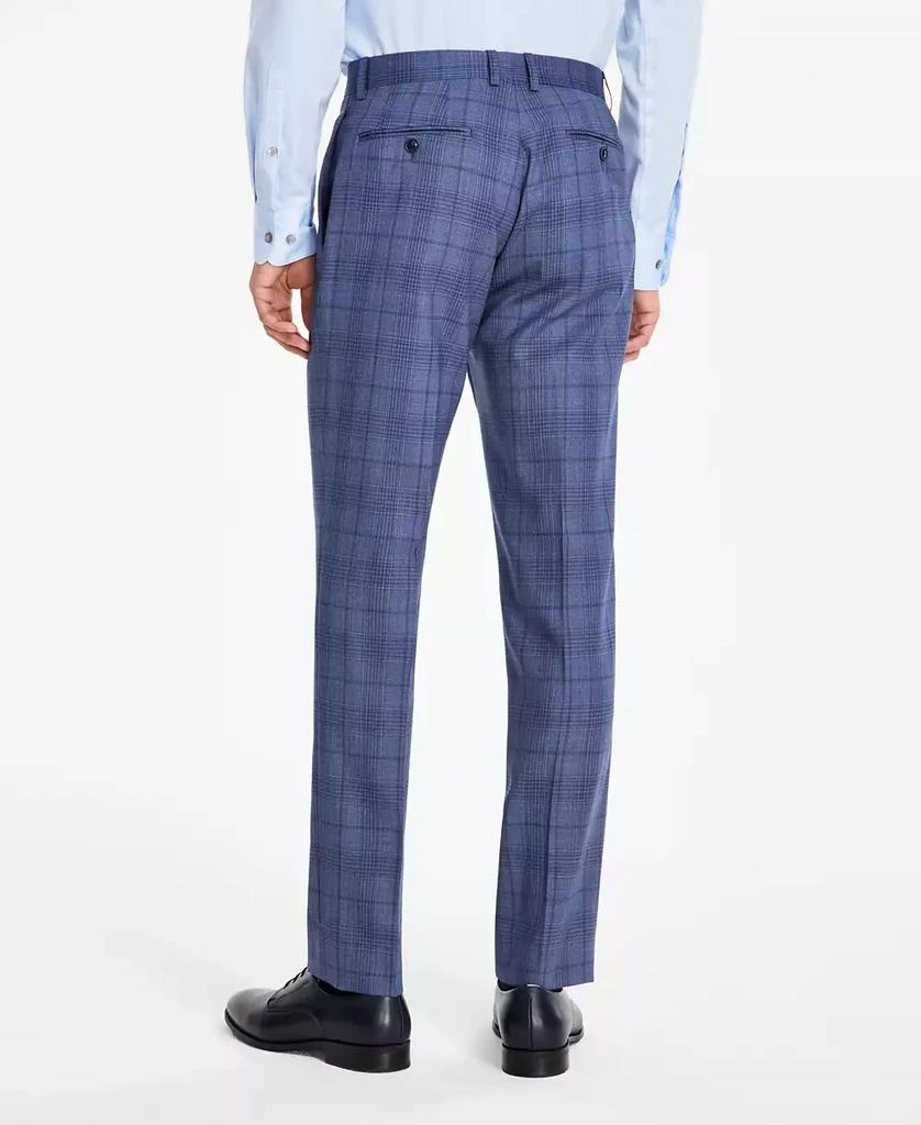 Calvin Klein Men's Slim-Fit Wool Blend Stretch Plaid Suit Separate Pants 3