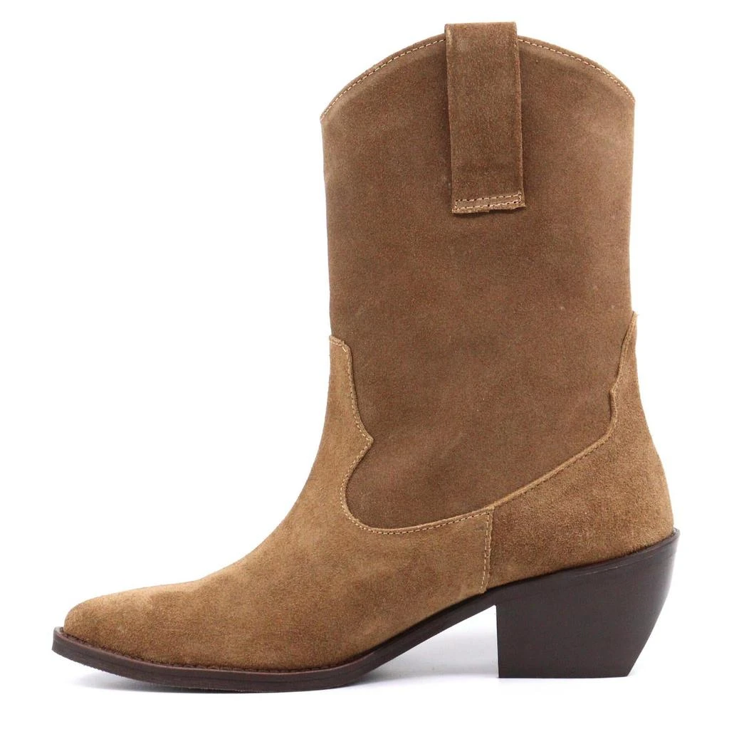 Ateliers Women's Dolly Boots In Tan Suede 5