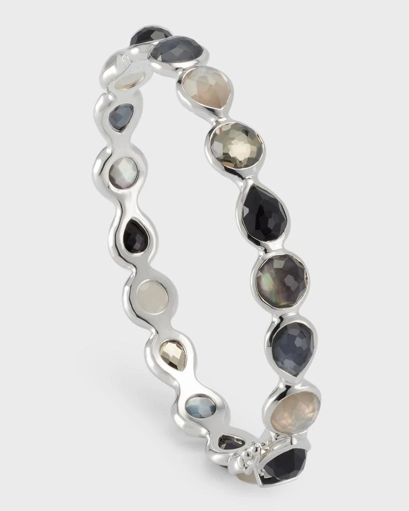 Ippolita 925 Rock Candy All Around Hinged Bangle in Black Tie 3