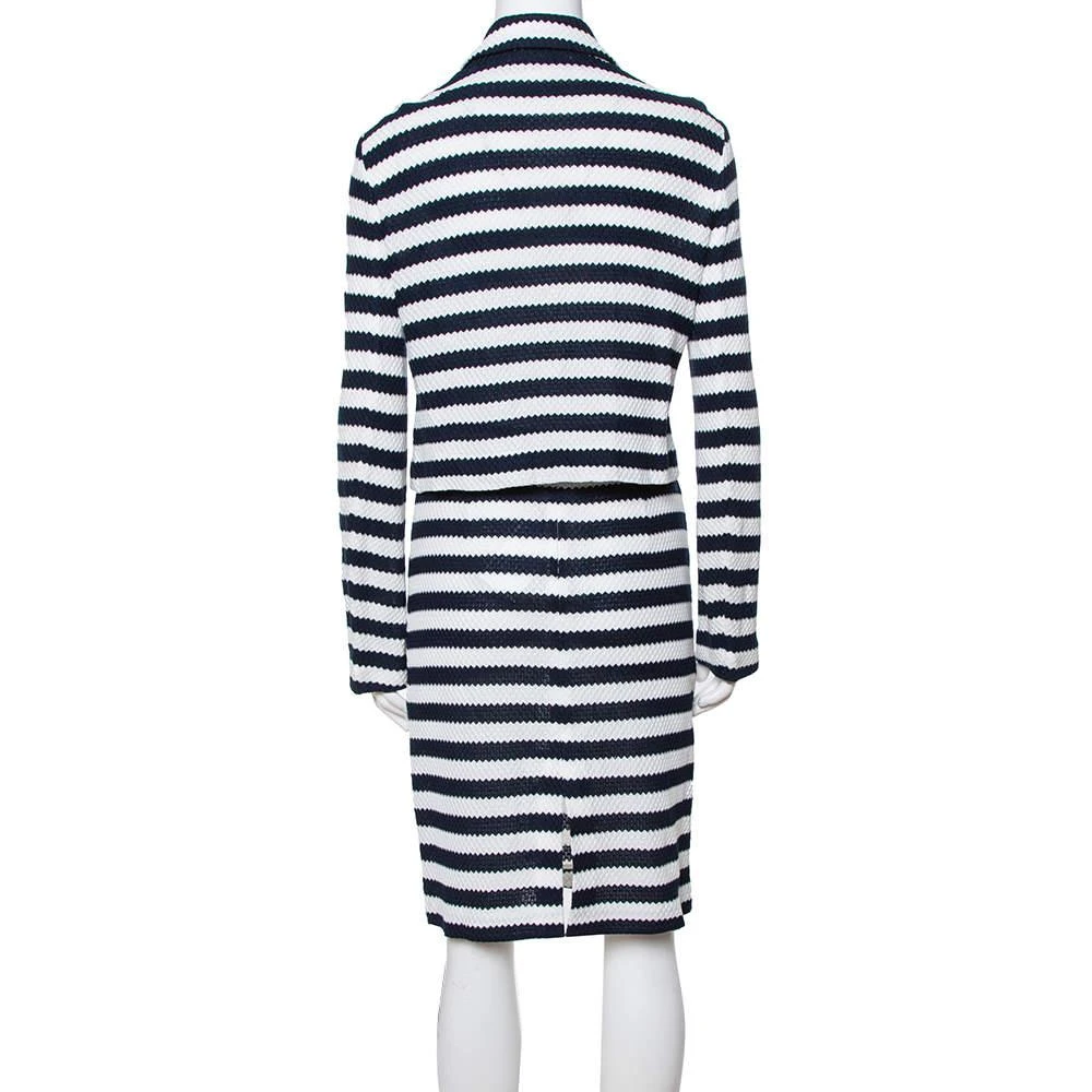 Diane von Furstenberg Diane von Furstenberg Navy Blue Walda/Lacie Skirt & Jacket Set S 3