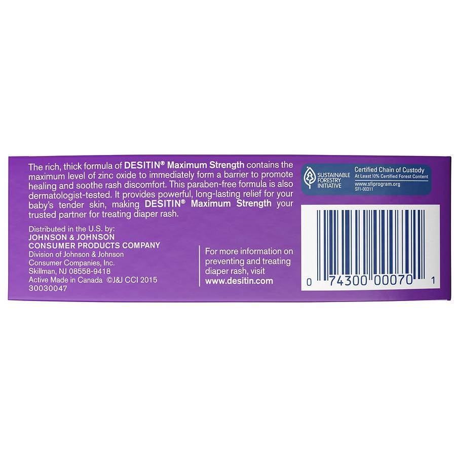 Desitin Maximum Strength Baby Diaper Rash Cream