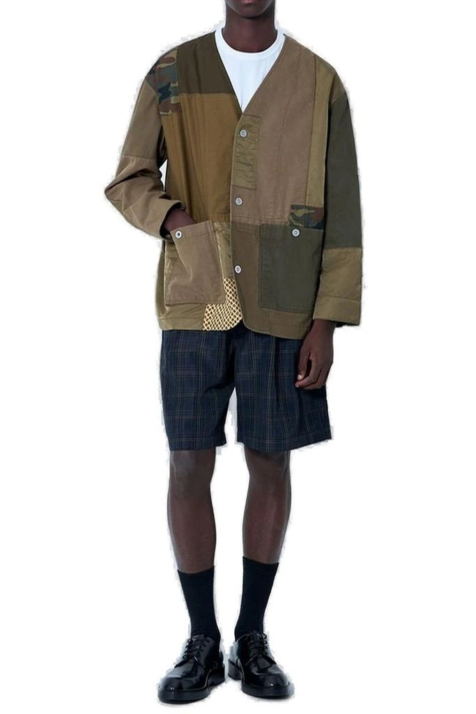 Comme des Garcons Comme des Garçons Homme Single Breasted Patchwork Jacket 4