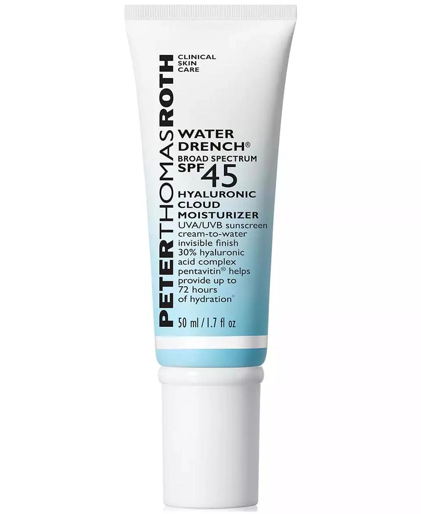 Peter Thomas Roth Water Drench Broad Spectrum SPF 45 Hyaluronic Cloud Moisturizer Sunscreen, 1.7 oz 1