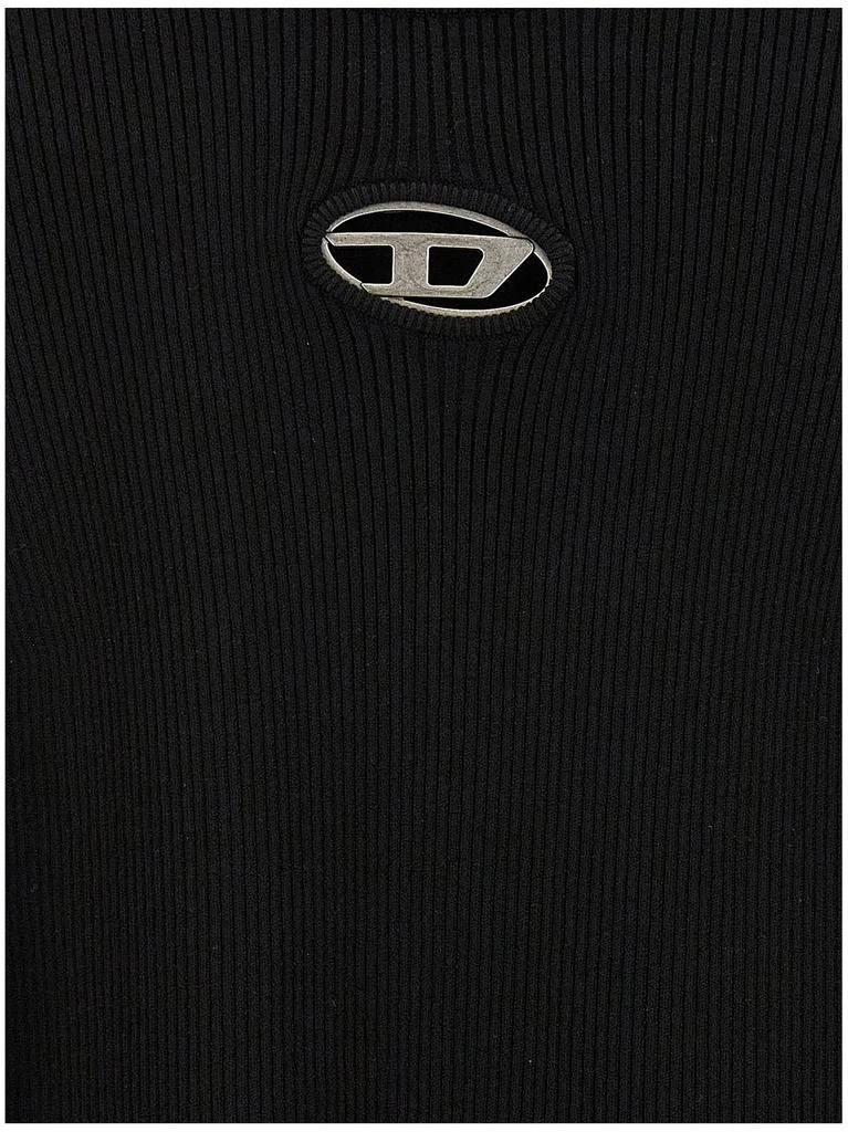 Diesel Diesel M-Valari Oval D Ribbed-Knit Top 4