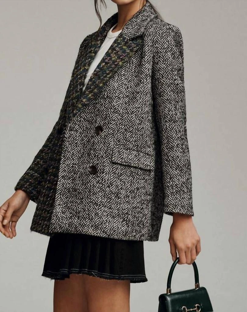 DRIFTWOOD Driftwood - Relaxed Herringbone Blazer 3