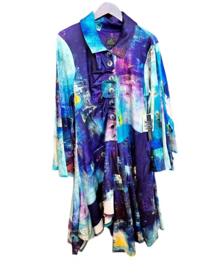 UbU Ubu - Women's Paneled Coat Dress