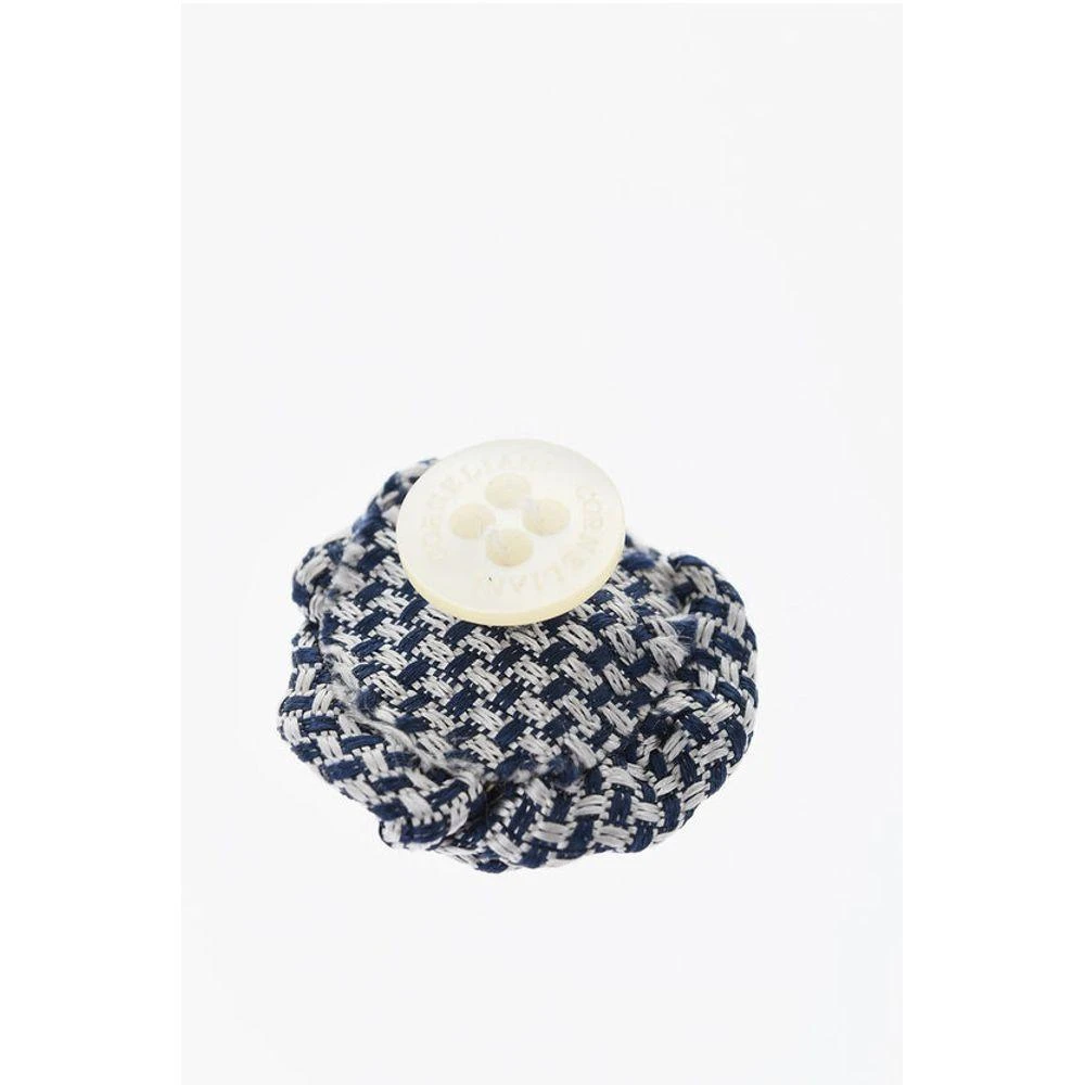 Corneliani Embroide Silk Lapel Women's Brooch 2