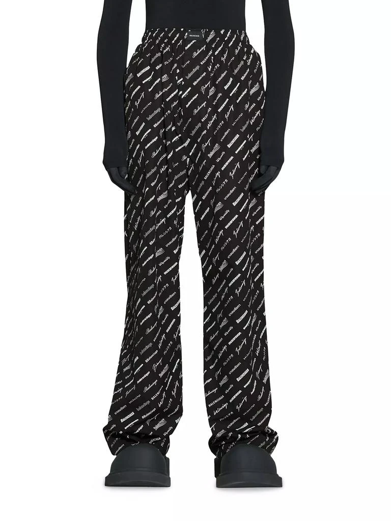 Balenciaga Logomania All Over Pyjama Pants 6