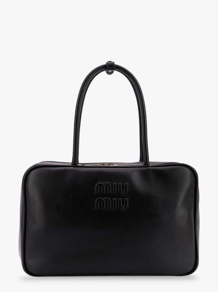 Miu Miu Miu Miu Logo Embossed Top Handle Bag - Tote Bags