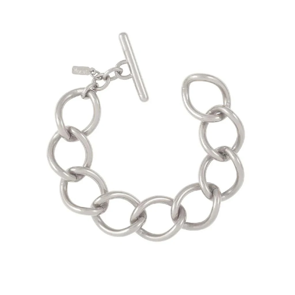 Susan Caplan Vintage 1980s vintage monet chain link bracelet 1