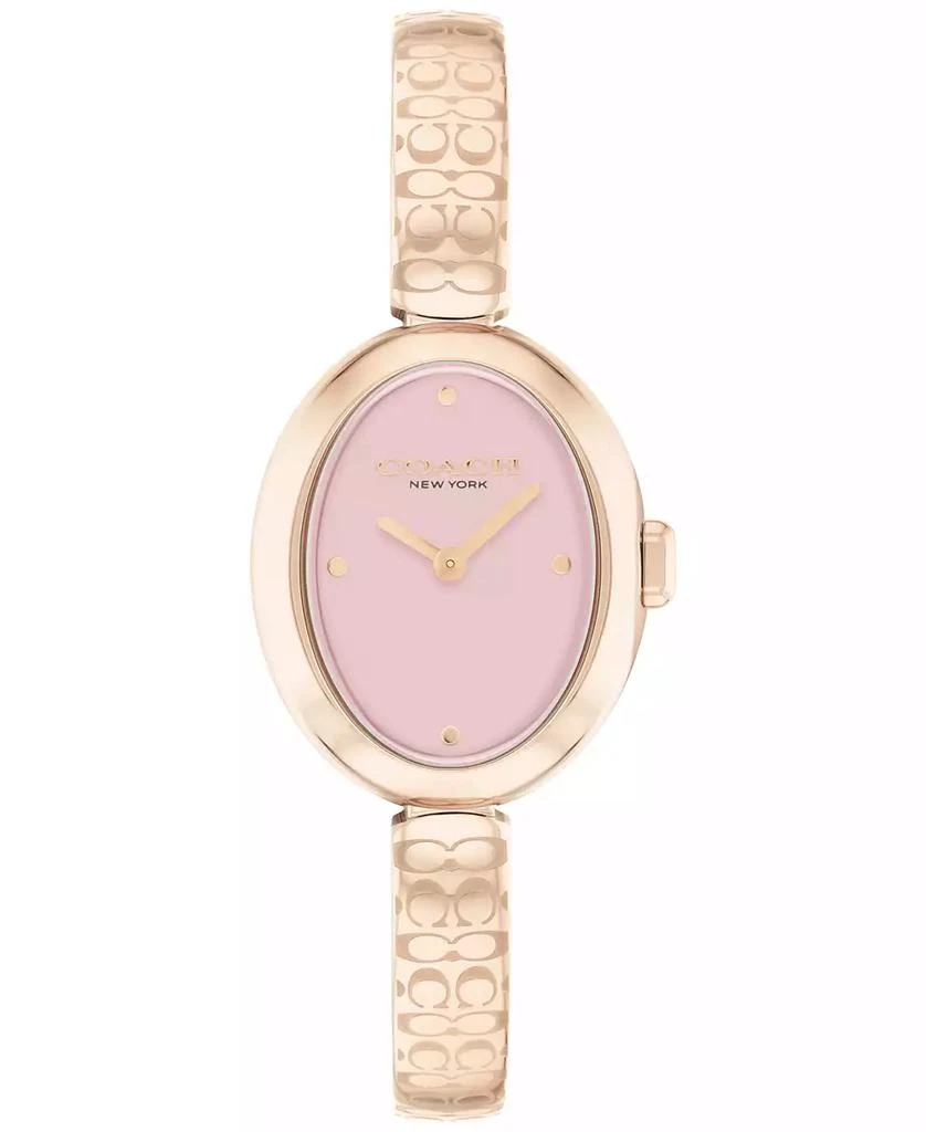 Coach Women's Sammy Carnation Gold Tone Stainless Steel Bangle Bracelet Watch, 22.5mm 1