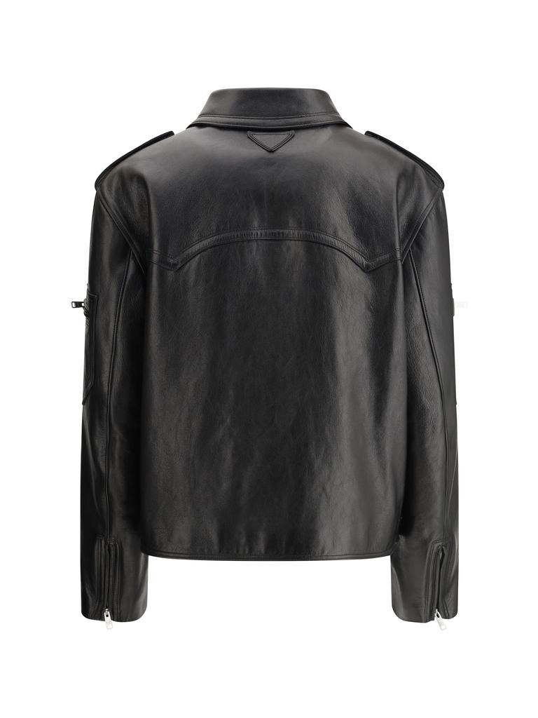 Prada Biker leather Jacket