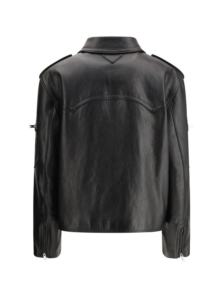 PRADA Biker leather Jacket 2