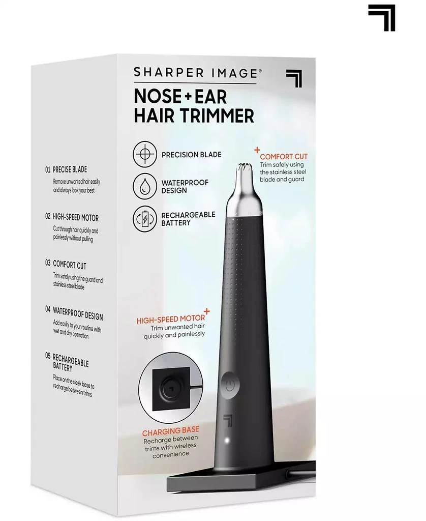 Sharper Image Cordless Water-Resistant Nose + Ear Trimmer 7