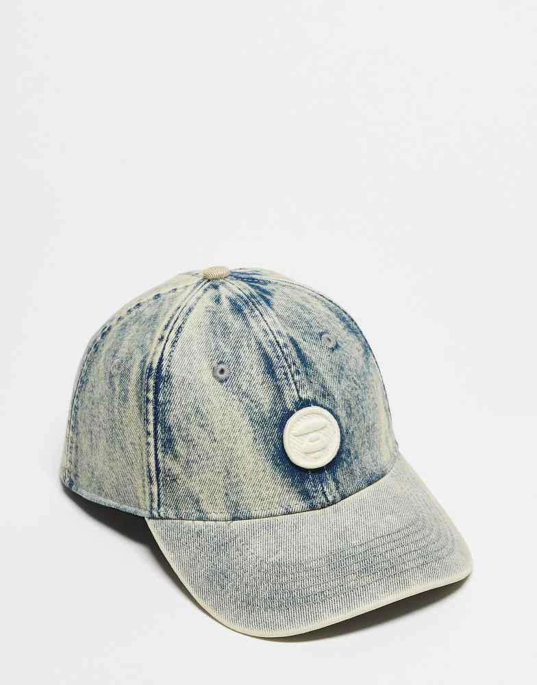 AAPE Aape by A Bathing Ape denim cap in light blue 1