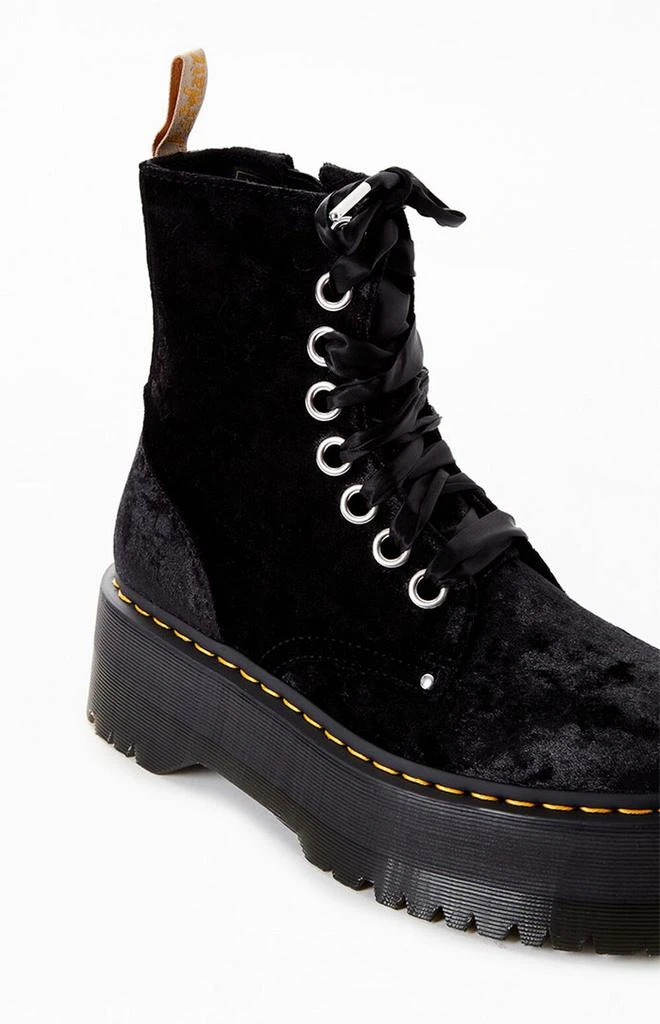 Dr. Martens Women's Jadon Max Crushed Velvet Boots 6