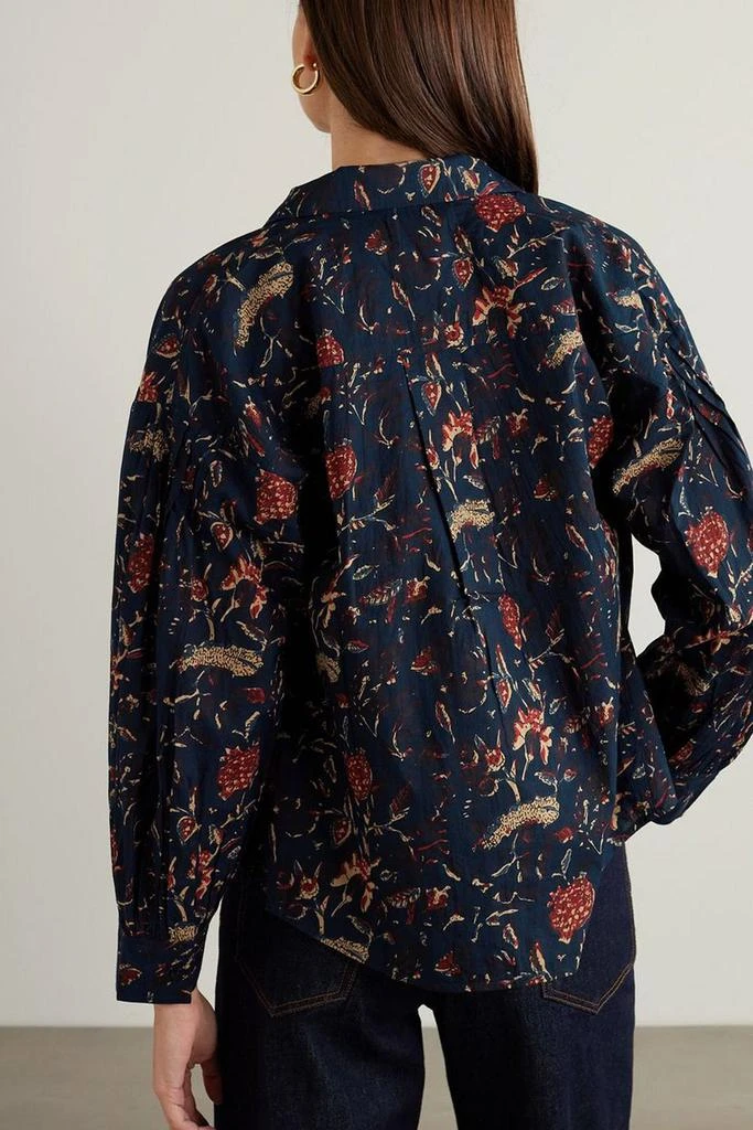 Apiece Apart Kira Blousy floral-print cotton blouse 3