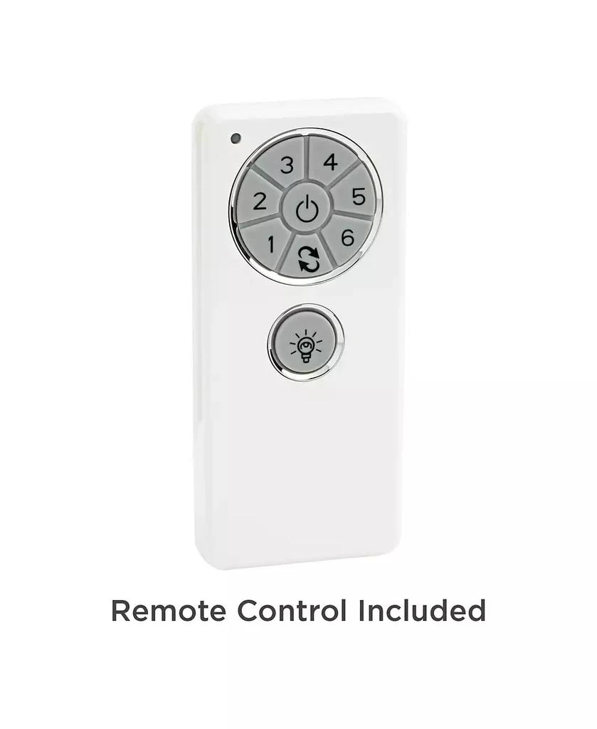 Possini Euro Design 80" Defender Modern Indoor Outdoor Ceiling Fan with Dimmable LED Light Remote Oil Rubbed Bronze Koa Damp Rated for Patio Exterior 2