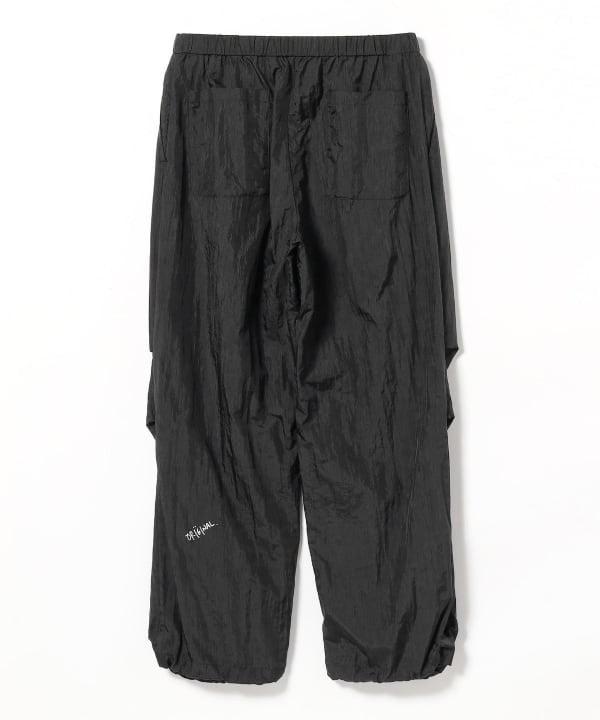 BEAMS Retro Sporty Pants With Unique Natural Texture