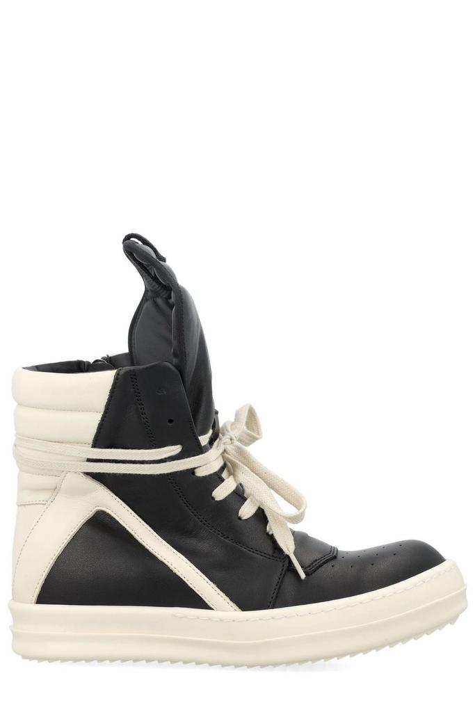 Rick Owens Black & Off-White Hollywood Mega Bumper Geobasket Rick Owens Black & Off-White Hollywood Mega Bumper Geobasket