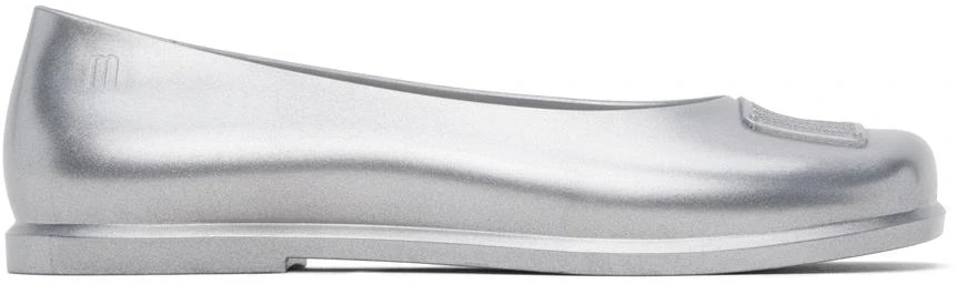 Marc Jacobs Silver Melissa Edition Ruby Ballerina Flats 1