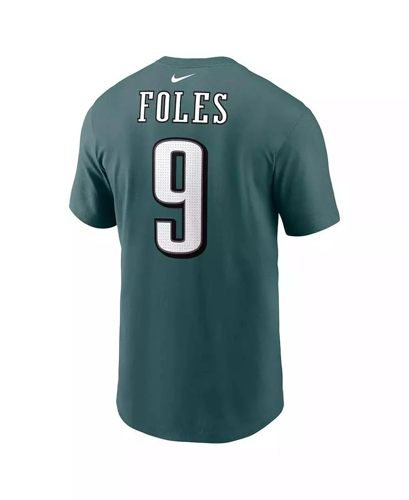 NIKE Men's Nick Foles Midnight Green Philadelphia Eagles Retired Player Name Number T-Shirt 3