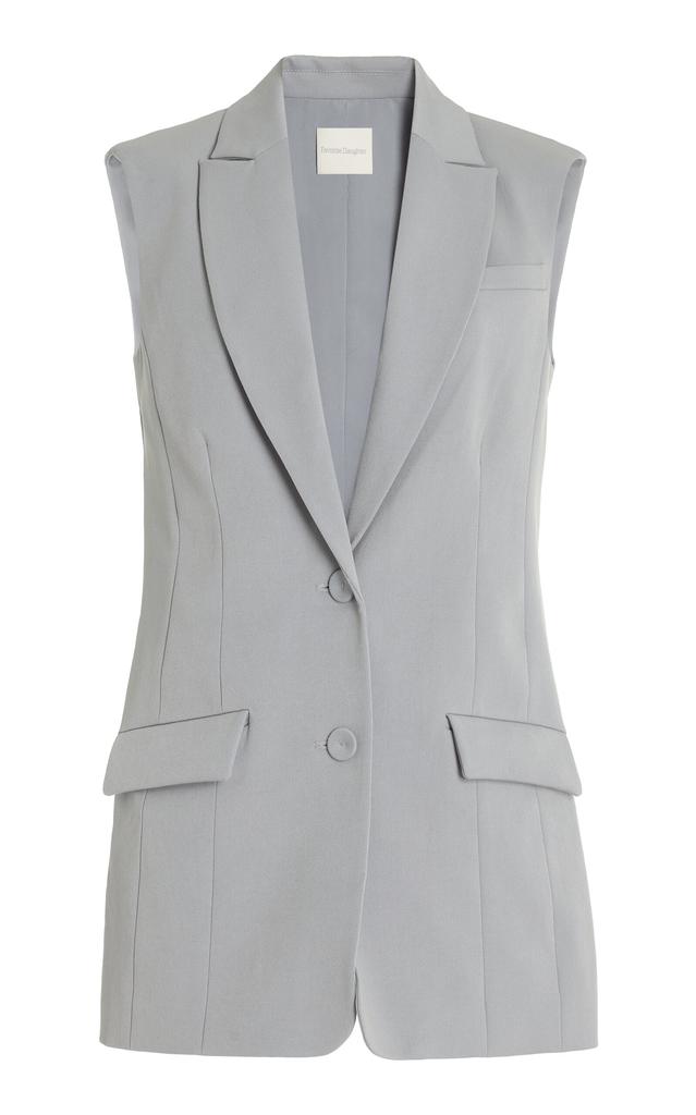 Favorite Daughter Favorite Daughter - Sleeveless Long Blazer - Grey - S - Moda Operandi