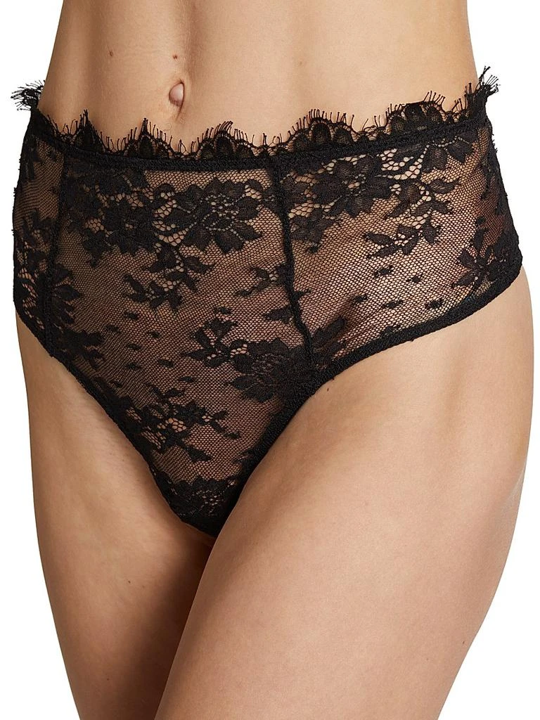 Kiki De Montparnasse Jolie Lace High-Waist Thong 5