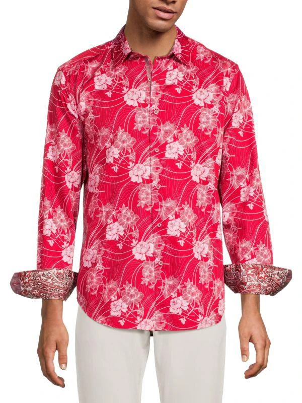 Robert Graham Faulkner Floral Button Down Shirt 1