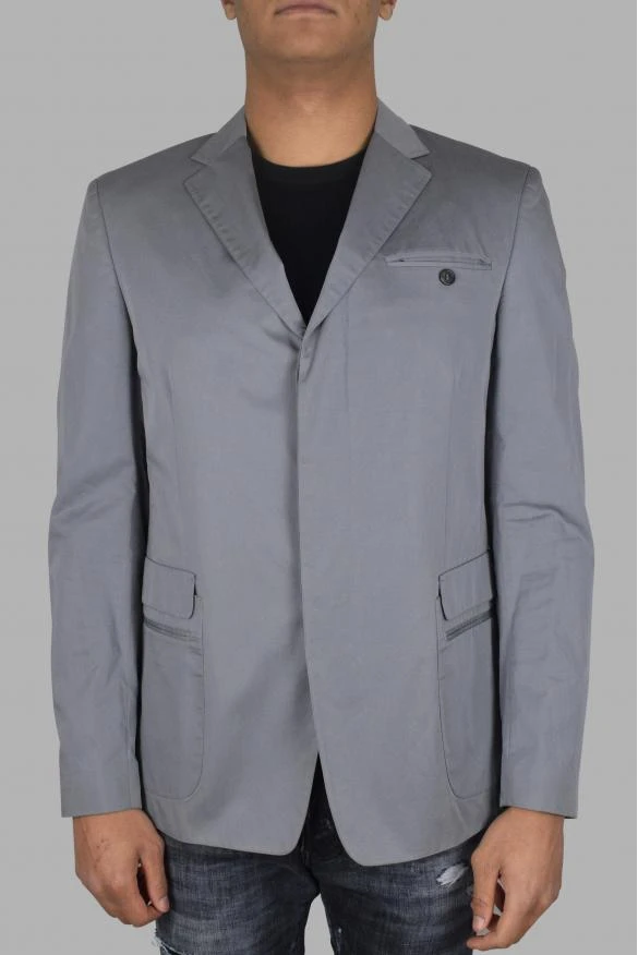 Prada Men's luxury jacket prada jacket in gray cotton 1