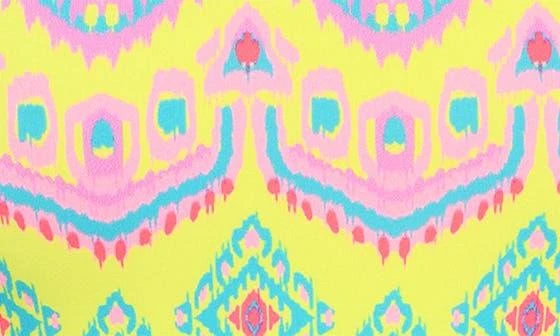 Hobie Kids' Print Crochet Trim Two-Piece Swimsuit 3