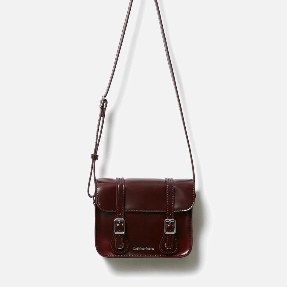 Dr. Martens Dr. Martens Women's 7" Oxford Rub Off Satchel - Cherry Vegan 3