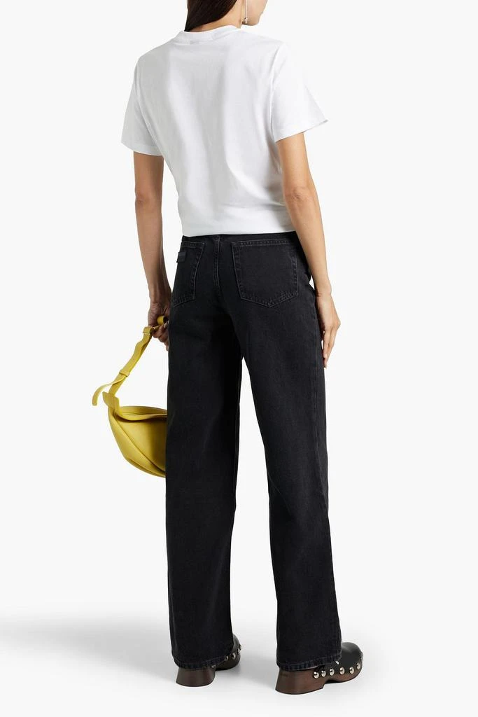Ganni High-rise wide-leg jeans 3