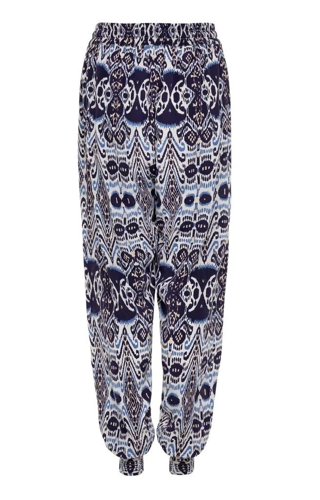 Carolina K Women's Genie Pants In Ikat Blue 2