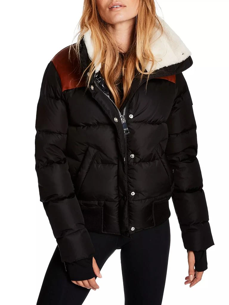 SAM. Sawyer Shearling-Embellished Down Jacket 1