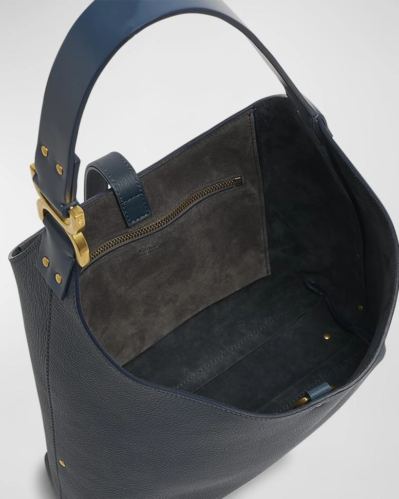 Chloé Marcie Small Hobo Bag in Grained Calfskin 4