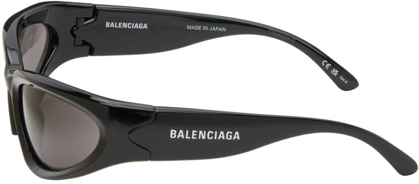 Shop Black Swift Oval Sunglasses on Sale at BeyondStyle – Get 34